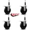 Service Caster 5'' Phenolic Swivel 3/4'' Expanding Stem Caster Set Total Lock Brake, 4PK SCC-EXTTL20S514-PHR-34-4 - alternate 4